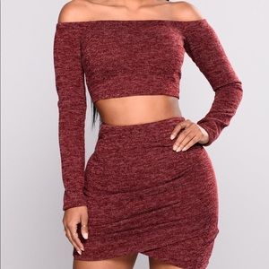 Off the shoulder set